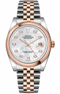 Rolex Datejust 36 Mother of Pearl Dial Watch 116201