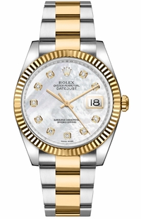 Rolex Datejust 36 Mother of Pearl Diamond Luxury Watch 116233