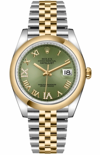 Rolex Datejust 36 Olive Green Dial Watch 126203-0025