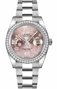 Rolex Datejust 36 Pink Dial Women's Watch 116244