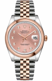 Rolex Datejust 36 Pink Diamond Watch 116201-0064