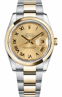 Rolex Datejust 36 Roman Numeral Dial Watch 116203
