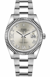 Rolex Datejust 36 Silver Dial Oyster Bracelet Men's Watch 126234-0030