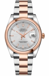 Rolex Datejust 36 Silver Dial Oyster Bracelet Watch 116201