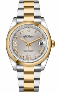 Rolex Datejust 36 Silver Dial Oyster Bracelet Watch 126203-0032