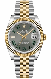 Rolex Datejust 36 Slate Grey Dial Luxury Unisex Watch 126233-0035