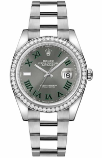 Rolex Datejust 36 Slate Wimbledon Dial Unisex Watch 126284RBR-0038