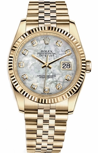 Rolex Datejust 36 Solid 18K Yellow Gold Watch 116238-0062