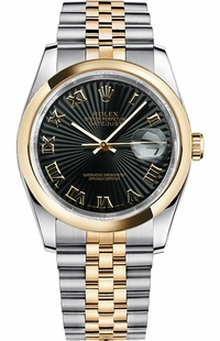 Rolex Datejust 36 Solid Yellow Gold & Steel Watch 116203