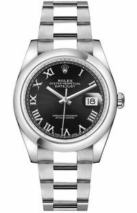 Rolex Datejust 36 Stainless Steel Domed Bezel Unisex Watch 116200-0061