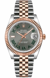 Rolex Datejust 36 Stainless Steel & Everose Gold Unisex Watch 126201-0029
