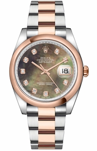 Rolex Datejust 36 Stainless Steel & Rose Gold Watch 116201-0079