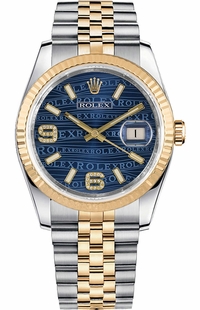 Rolex Datejust 36 Stainless Steel & Yellow Gold Watch 116233