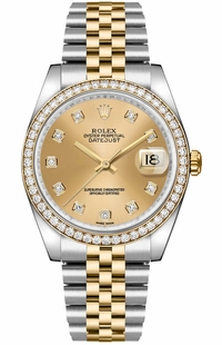 Rolex Datejust 36 Stainless Steel & Yellow Gold Watch 116243-0005