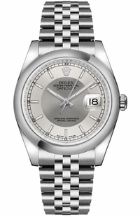 Rolex Datejust 36 Steel & Silver Dial Watch 116200