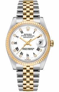 Rolex Datejust 36 Steel & Yellow Gold Unisex Watch 16233