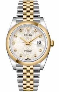 Rolex Datejust 36 Two Tone Luxury Watch 126203-0027