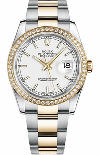 Rolex Datejust 36 White Dial Oyster Bracelet Watch 116243