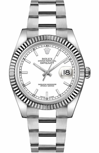 Rolex Datejust 36 White Dial Swiss Watch 116234