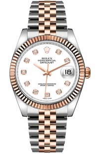 Rolex Datejust 36 White Diamond Dial Watch 116231-0060