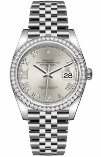 Rolex Datejust 36 White Gold & Oystersteel Unisex Watch 126284RBR-0021