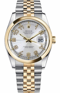 Rolex Datejust 36 Yellow Gold Domed Bezel Watch 116203