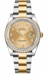 Rolex Datejust 36 Yellow Gold & Oystersteel Oyster Bracelet Watch 116243