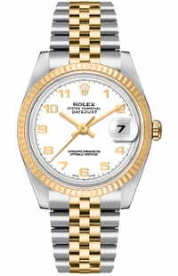 Rolex Datejust 36 Yellow Gold & Stainless Steel Unisex Watch 16233