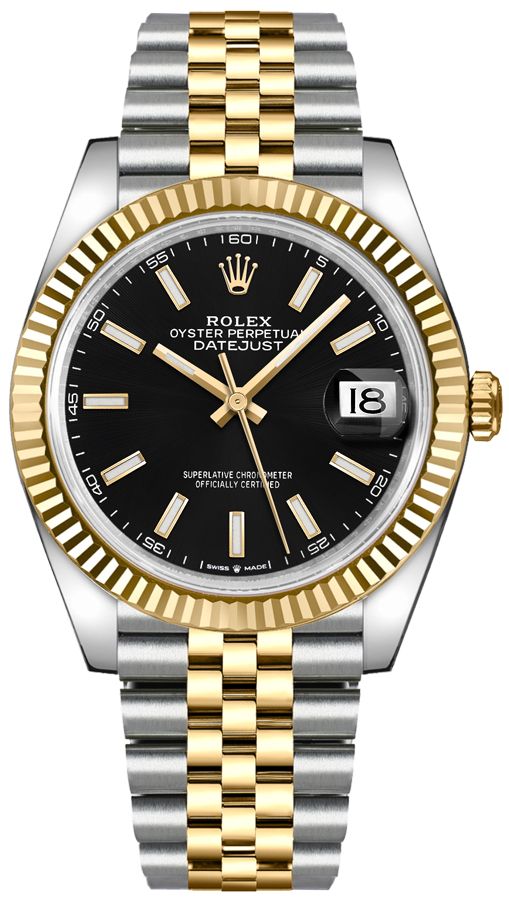 126333-BLKSJ | Rolex Oyster Datejust 41 | Mens Watch