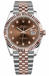 Rolex Datejust 41 Diamond Dial Men's Watch 126331