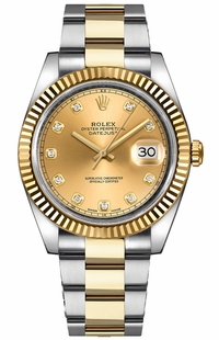 Rolex Datejust 41 Diamond Men's Watch 126333-0011