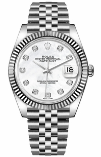 Rolex Datejust 41 Diamond Mother of Pearl Men's Watch 126334-0020