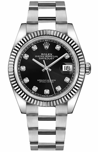 Rolex Datejust 41 Fluted Bezel Oyster Bracelet Men's Watch 126334-0011