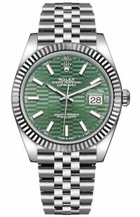 Rolex Datejust 41 Mint Green Dial Automatic Men's Watch 126334-0030