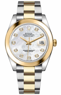 Rolex Datejust 41 Mother of Pearl Diamond Watch 126303-0017