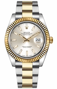 Rolex Datejust 41 Silver Dial Men's Automatic Watch 126333-0001