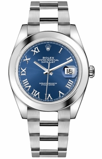 Rolex Datejust 41 Stainless Steel Smooth Bezel Men's Watch 126300-0017