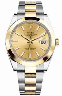 Rolex Datejust 41 Steel & Gold Men's Watch 126303-0009