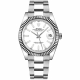 Rolex Datejust 41 White Dial Gold & Steel Men's Watch 126334-0009