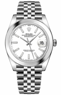 Rolex Datejust 41 White Dial Oystersteel Automatic Men's Watch 126300-0006