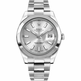 Rolex Datejust II 41 Silver Dial Men's Automatic Watch 116300-0007