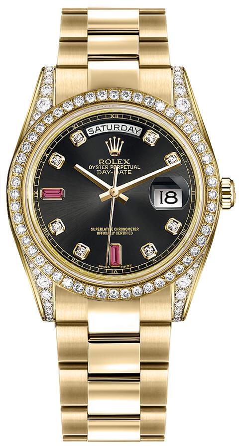 118388 Discounted Rolex Day Date 36 Diamond Watch