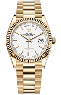 Rolex Day-Date 36 18k Yellow Gold Unisex Watch 128238-0081