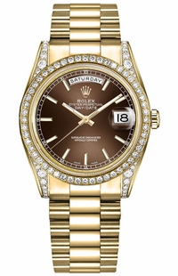 Rolex Day-Date 36 Automatic Solid Gold Watch 118388-0133