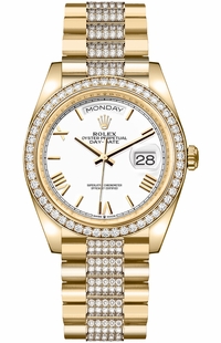 Rolex Day-Date 36 Diamond Bracelet Unisex Watch 128348RBR-0065