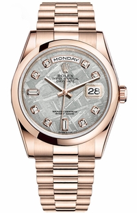 Rolex Day-Date 36 Diamond Gold Watch 118205