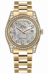 Rolex Day-Date 36 Diamond Yellow Gold Watch 118388-0127