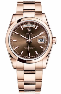 Rolex Day-Date 36 Domed Bezel Watch 118205