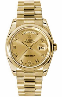 Rolex Day-Date 36 Gold Automatic Watch 118208