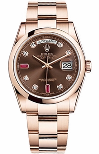 Rolex Day-Date 36 Gold Watch 118205